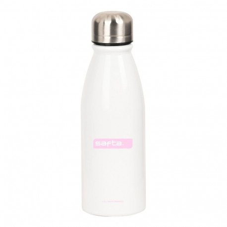 Water bottle Safta White 500 ml