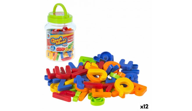Magnetic Game Colorbaby Good idea letras y numeros 2 x 3 x 0,5 cm (12 Units)