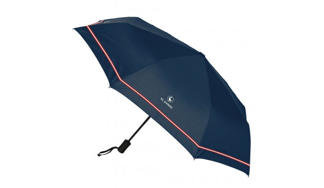 Foldable Umbrella El Ganso Classic Navy Blue 102 cm