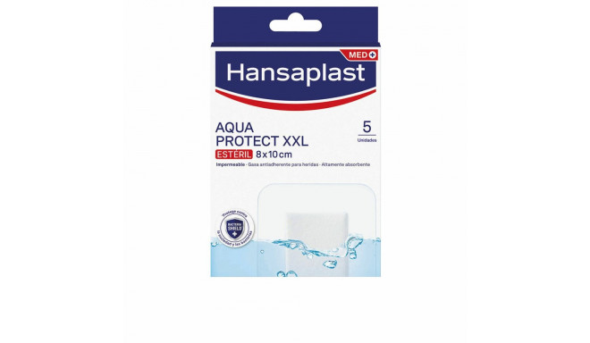 Ūdensnecaurlaidīgi Plāksteri Hansaplast Hp Aqua Protect XXL 5 gb. 8 x 10 cm