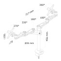 Lauatugi Ekraanile Neomounts FPMA-D935DG 10" 27"