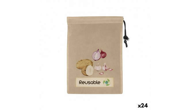 Reusable Food Bag Quttin TNT (Non Woven) 44,5 x 29,5 cm (24 Units)