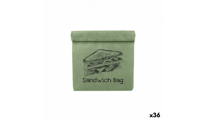 Reusable Food Bag Set Quttin Sandwich Box TNT (Non Woven) 3 Pieces 18 x 18 cm (36 Units)