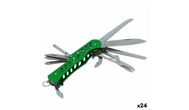 Multi-purpose knife Aktive Green Camping 2,5 x 9 x 1,2 cm (24 Units)