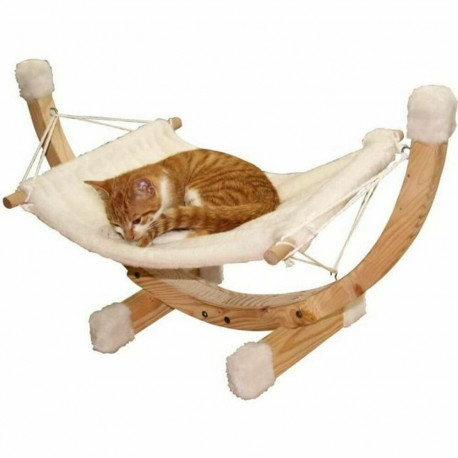 Rippuv kassi võrkkiik Kerbl Siesta 73 x 36 x 34 cm Valge