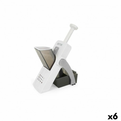 Manuaalne Juurviljalõikur Quttin 14,5 x 14,5 x 33 cm 4-funktsiooniline (6 Ühikut)