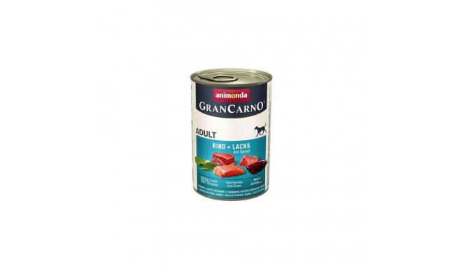 Mitrs ēdien Animonda Grancarno Adult Laša krāsas Spināti 400 g
