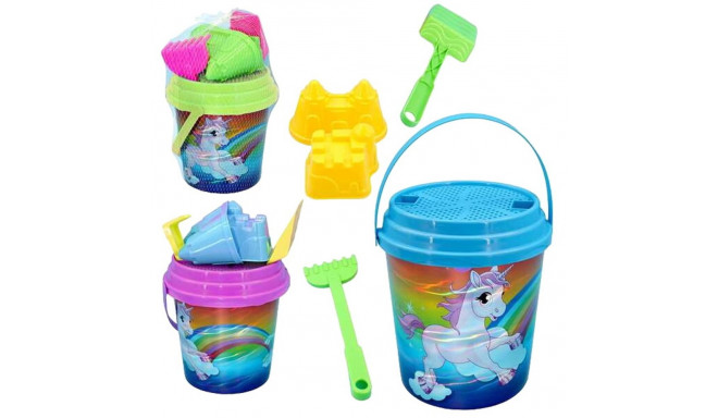 Beach toys set Juinsa Unicorn 21 x 20 cm