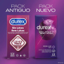 Extra drošos Prezervatīvus Durex Sin Latex 12 gb.