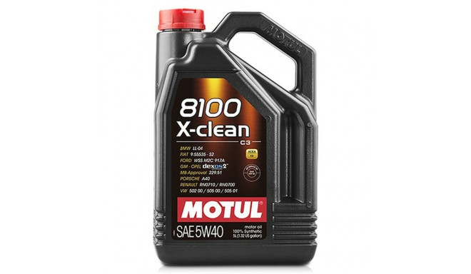 Automašīnu motoreļļa Motul 8100 X-Clean 5W40 5 L