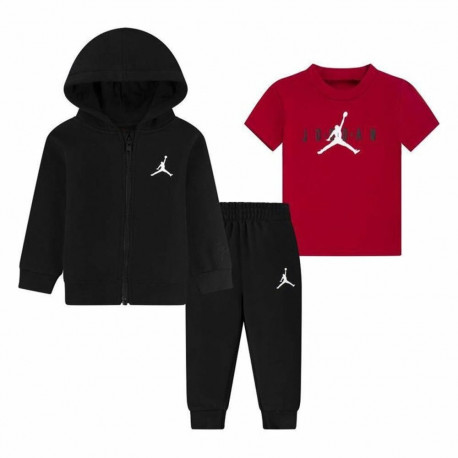 Sports Outfit for Baby Jordan Essentials Fleeze Box Black Red - 18 Months