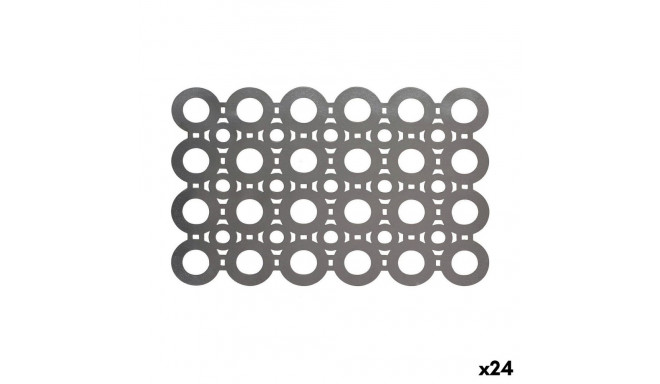 Подставка под горячее Viejo Valle PVC Серебристый 45 x 30 cm (24 штук)