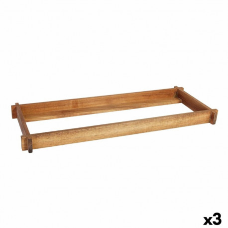 Serving board Viejo Valle Acacia 53 x 16,2 x 4 cm (3 Units)