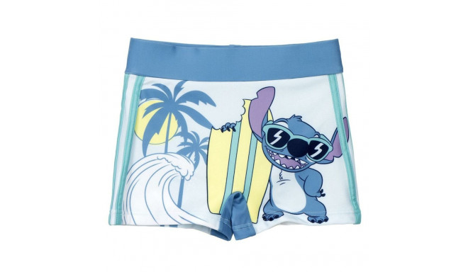 Boys Swim Shorts Stitch Blue - 10 Years