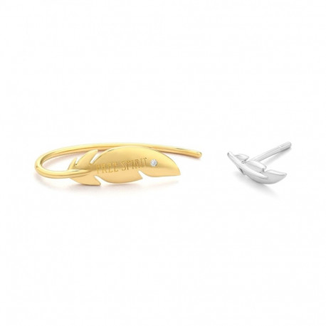 Naiste Kõrvarõngad Secrecy E8234CDAWW190 Sterlinghõbe 3 cm