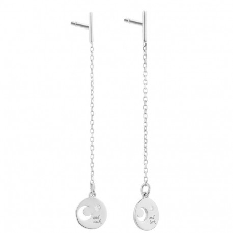 Ladies' Earrings Secrecy E8244CDAWA900 Sterling silver 4 cm