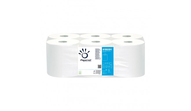 Hand-drying paper Papernet Pasta 418091 White (6 Units)