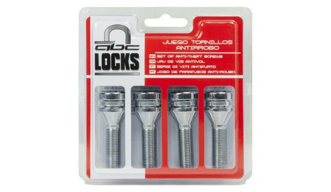 Anti-Theft Screws ABC Parts L48 17/19 12 x 125 mm 4 Units