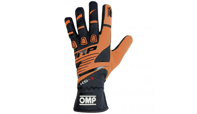 Karting Gloves OMP KS-3 S Must Oranž