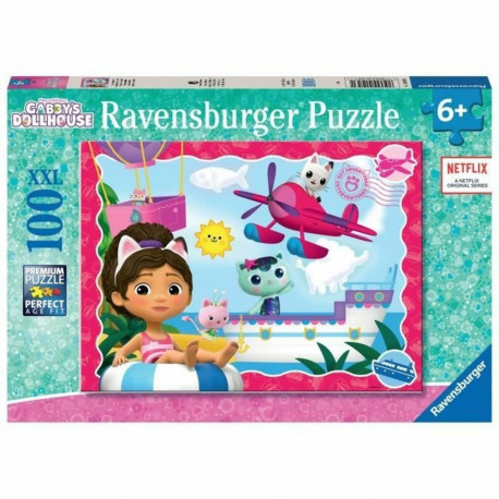 Pusle Ravensburger Gabby´s Dollhouse 100 Tükid, osad