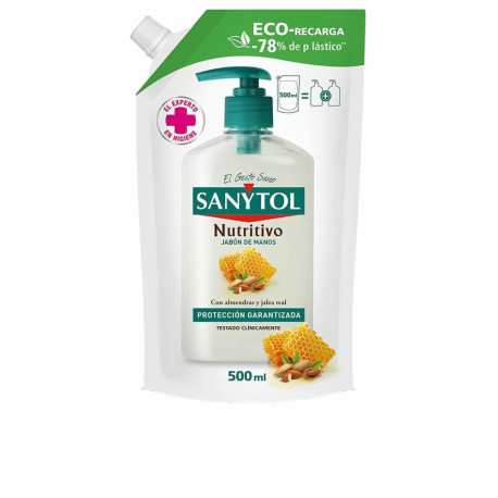 Hand Soap Sanytol Sanytol Recambio Eco 500 ml Anti-bacterial Nutritional Refill