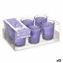 Aromatizētās sveces Komplekts 16 x 6,5 x 11 cm (12 gb.) Stikls Lavanda