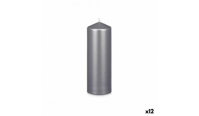 Candle Acorde 92541 Silver 7 x 20 x 7 cm (12 Units)