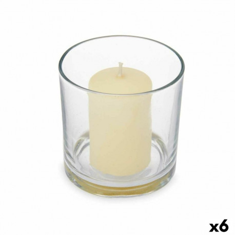 Scented Candle Acorde 2-C-AR 2-C-AR Vanilla Glass (6 Units)