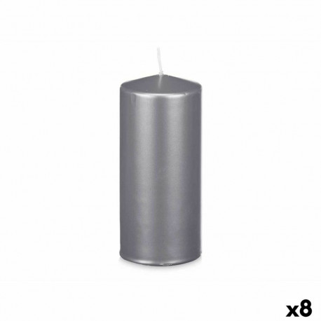 Candle Acorde 92547 92547 Silver 9 x 20 x 9 cm (8 Units)