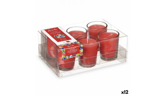 Scented Candle Set Acorde 48-A-AR 48-A-AR Red fruits Glass (12 Units)