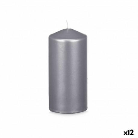 Candle Acorde 92539 92539 Silver 7 x 15,5 x 7 cm (12 Units)