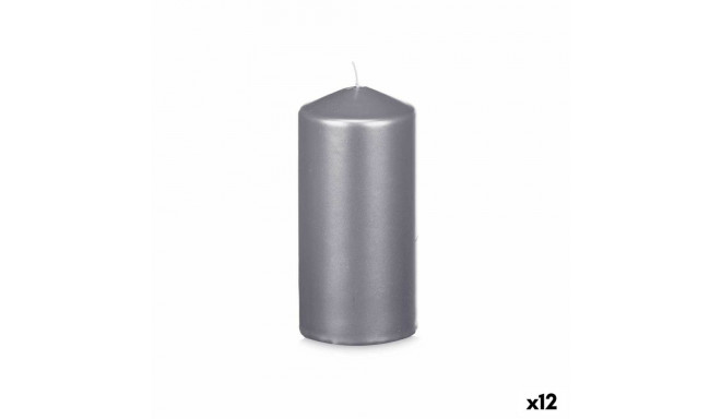 Candle Acorde 92539 Silver 7 x 15,5 x 7 cm (12 Units)
