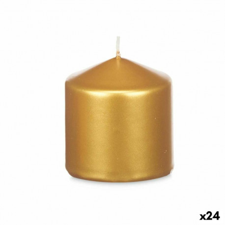 Candle Acorde 92532 92532 Golden 7 x 7,5 x 7 cm (24 Units)