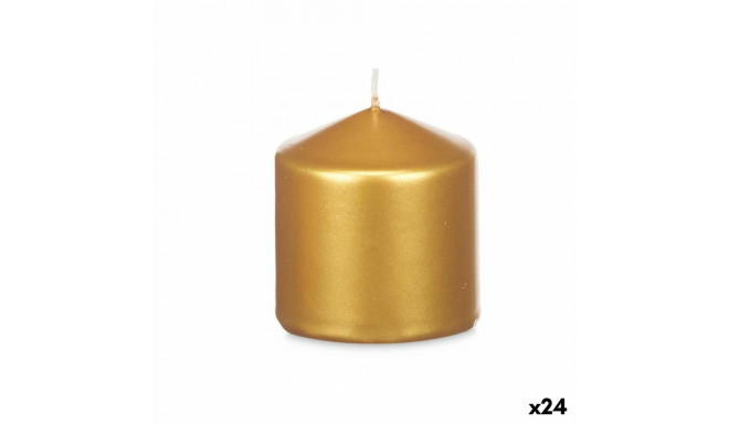 Candle Acorde 92532 Golden 7 x 7,5 x 7 cm (24 Units)