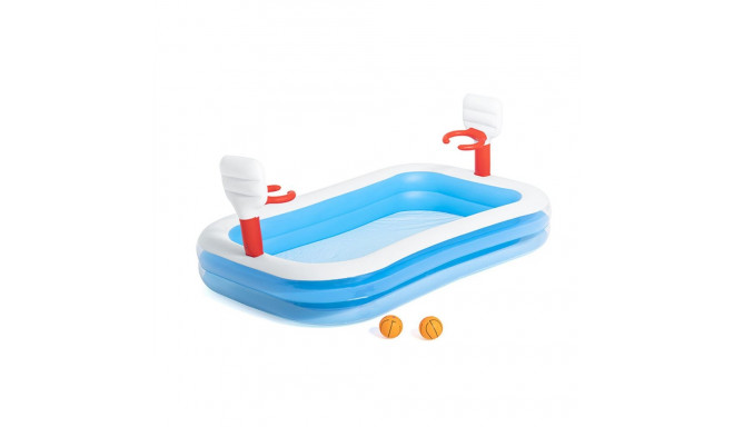 Inflatable Paddling Pool for Children Bestway 636 L 254 x 168 x 102 cm Basketball
