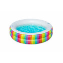 Inflatable Paddling Pool for Children Bestway 206 x 206 x 51 cm Rainbow