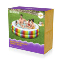 Inflatable Paddling Pool for Children Bestway 206 x 206 x 51 cm Rainbow