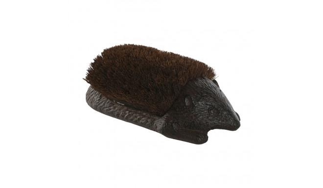 Doormat Home ESPRIT Dark brown Iron 28 x 12,5 x 9,5 cm Hedgehog