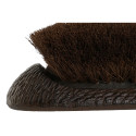 Doormat Home ESPRIT Dark brown Iron 28 x 12,5 x 9,5 cm Hedgehog