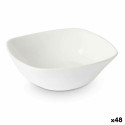 Bowl White 11 x 4 x 11 cm (48 Units) Squared Bowl White 11 x 4 x 11 cm (48 Units) Squared
