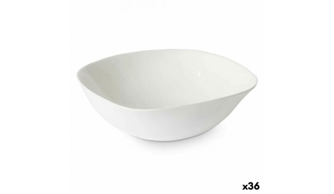 Bowl White 17,5 x 6 x 17,5 cm (36 Units) Squared