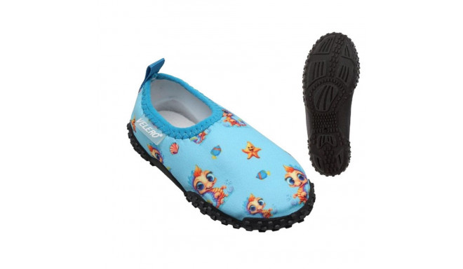 Children's Socks Blue Sea Horse - 22