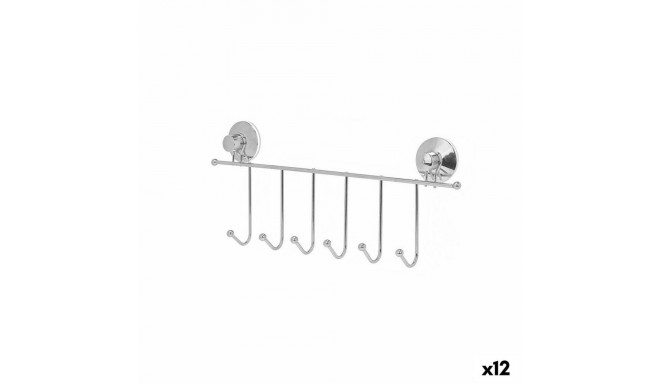 Riidepuu Uksele Berilo CN-W6753-4 CN-W6753-4 Metall Teras ABS 39 x 16 x 4,5 cm (12 Ühikut)