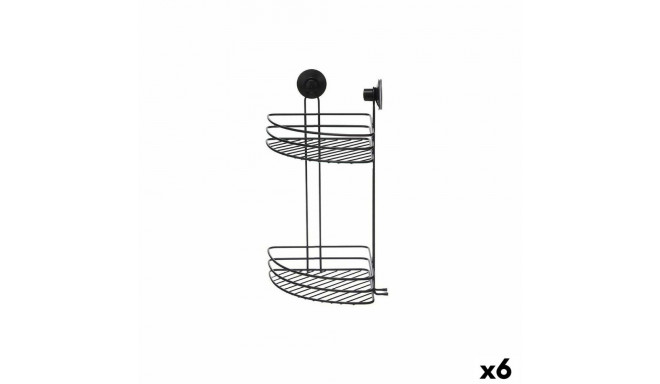 Dušikinnitus Berilo CN-W6753-5P Must Teras ABS 26 x 39 x 19 cm (6 Ühikut)