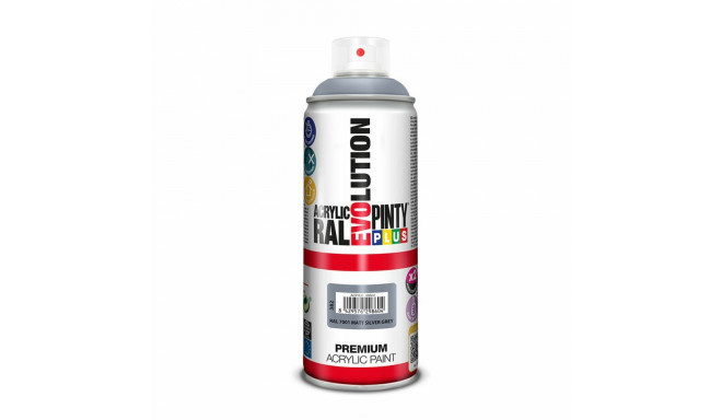 Pihustivärv Pintyplus Evolution RAL 7001 Hall Hõbedane 400 ml Matt