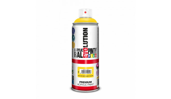 Pihustivärv Pintyplus Evolution RAL 1021 Sunny Yellow 400 ml Matt