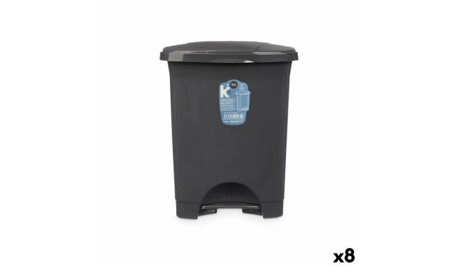 Pedal bin 6214-A 6214-A Anthracite Plastic 10 L (8 Units)