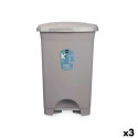 Pedal bin Grey Plastic 50 L (3 Units) Pedal bin Grey Plastic 50 L (3 Units)