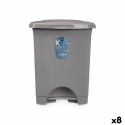 Pedal bin Grey Plastic 10 L (8 Units) Pedal bin Grey Plastic 10 L (8 Units)