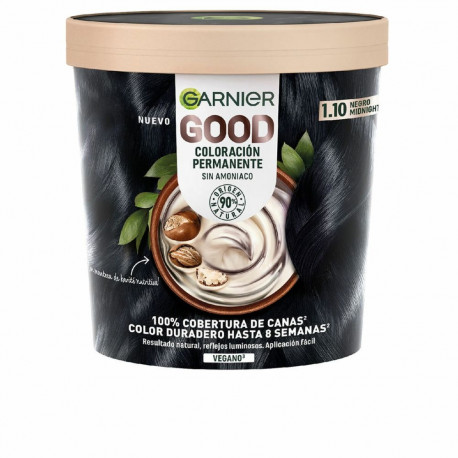 Püsivärvikreem Garnier Good Nº 1.10 Negro Midnight Nº 1.10-Negro 217 ml